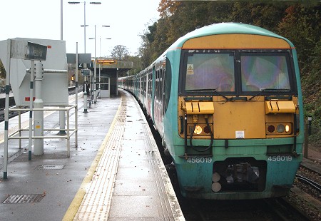 456019, 456004, 456010 and 456011 await their return to Haywards Heath on 20th November 2013