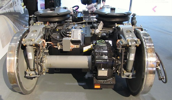 End shot of SF7000 power bogie